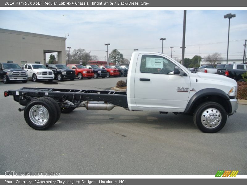 Bright White / Black/Diesel Gray 2014 Ram 5500 SLT Regular Cab 4x4 Chassis