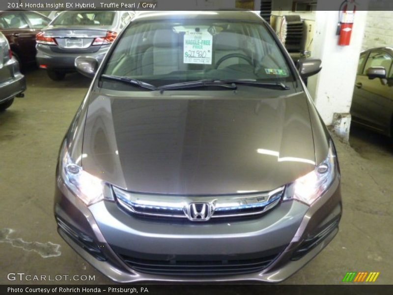 Truffle Pearl / Gray 2014 Honda Insight EX Hybrid