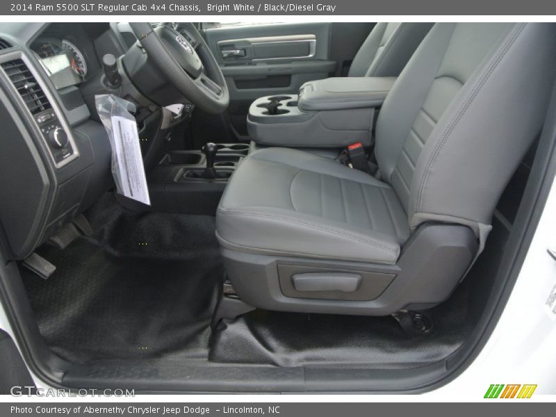 Bright White / Black/Diesel Gray 2014 Ram 5500 SLT Regular Cab 4x4 Chassis