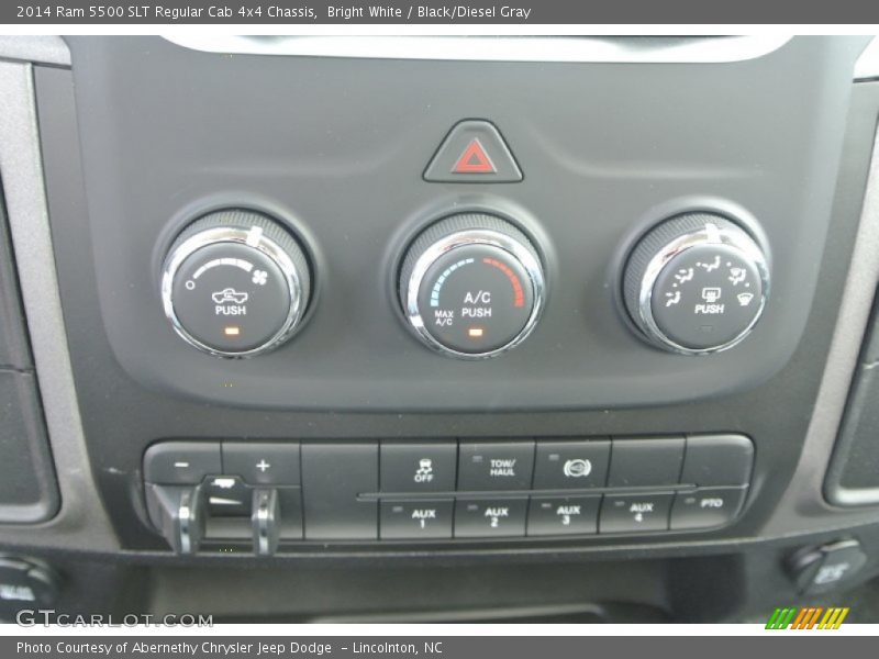 Controls of 2014 5500 SLT Regular Cab 4x4 Chassis