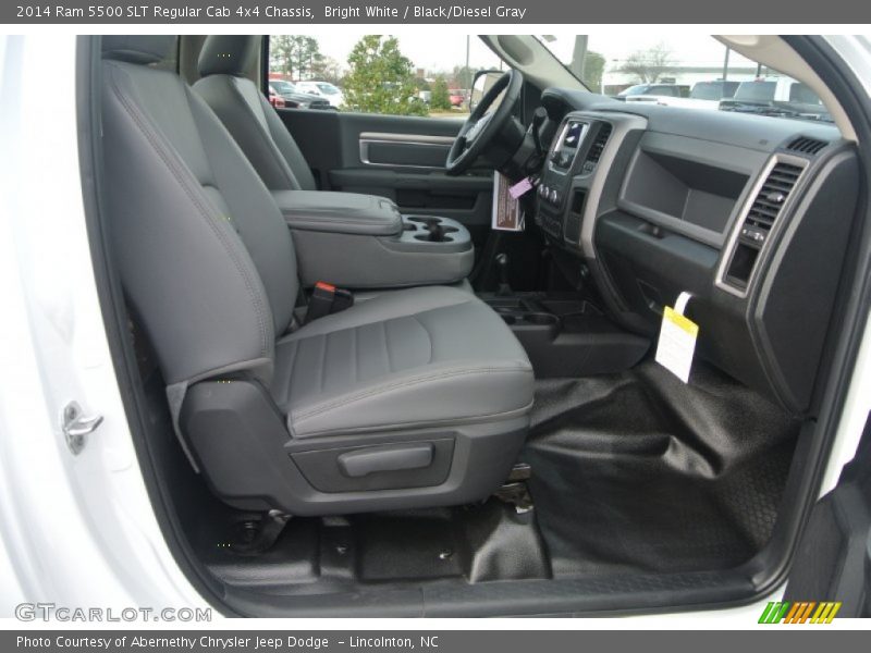 Bright White / Black/Diesel Gray 2014 Ram 5500 SLT Regular Cab 4x4 Chassis