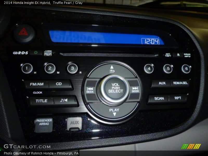 Controls of 2014 Insight EX Hybrid