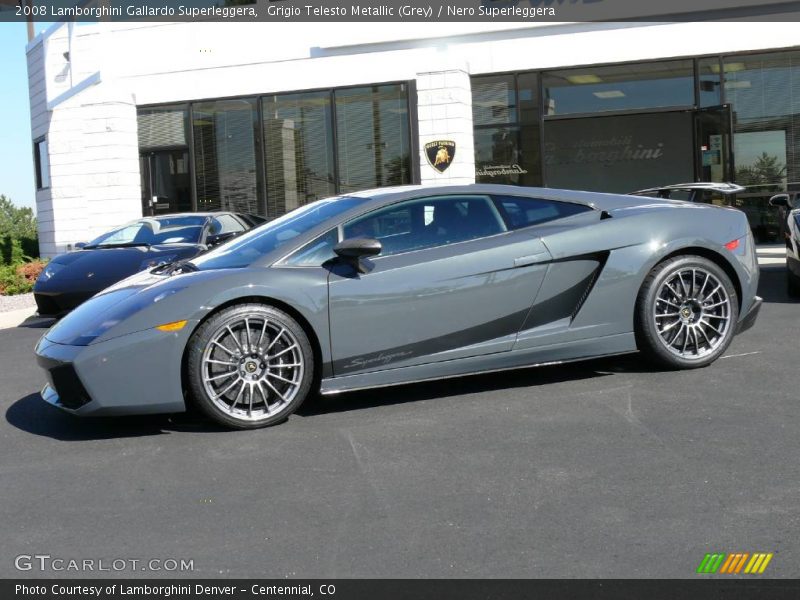 Grigio Telesto Metallic (Grey) / Nero Superleggera 2008 Lamborghini Gallardo Superleggera