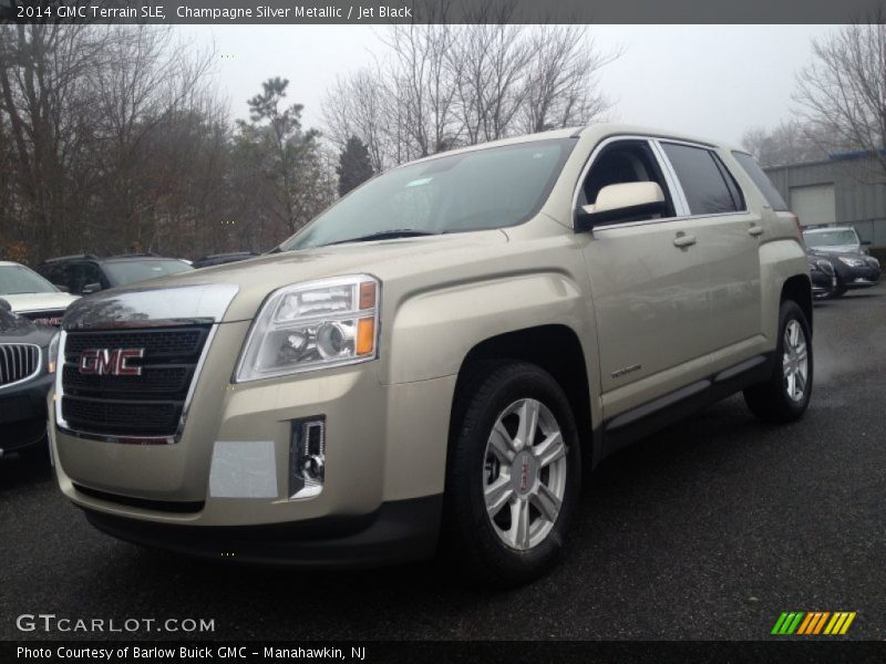 Champagne Silver Metallic / Jet Black 2014 GMC Terrain SLE
