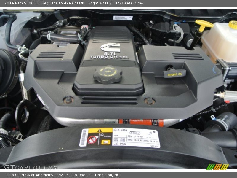  2014 5500 SLT Regular Cab 4x4 Chassis Engine - 6.7 Liter OHV 24-Valve Cummins Turbo-Diesel Inline 6 Cylinder