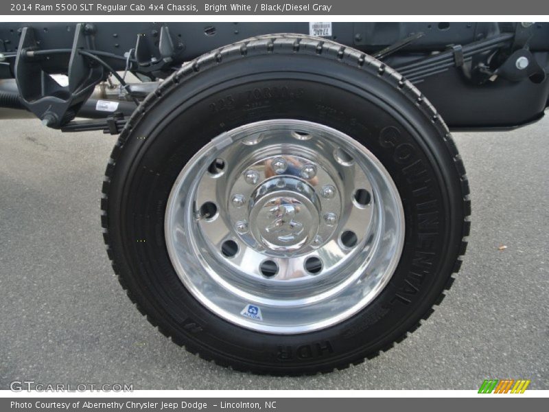  2014 5500 SLT Regular Cab 4x4 Chassis Wheel