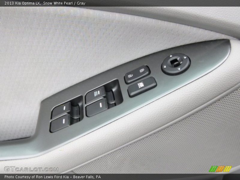Snow White Pearl / Gray 2013 Kia Optima LX