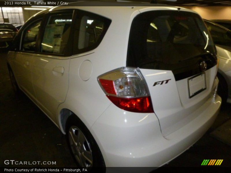 Taffeta White / Gray 2013 Honda Fit