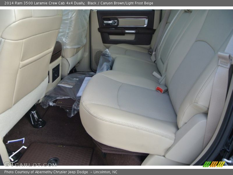 Black / Canyon Brown/Light Frost Beige 2014 Ram 3500 Laramie Crew Cab 4x4 Dually