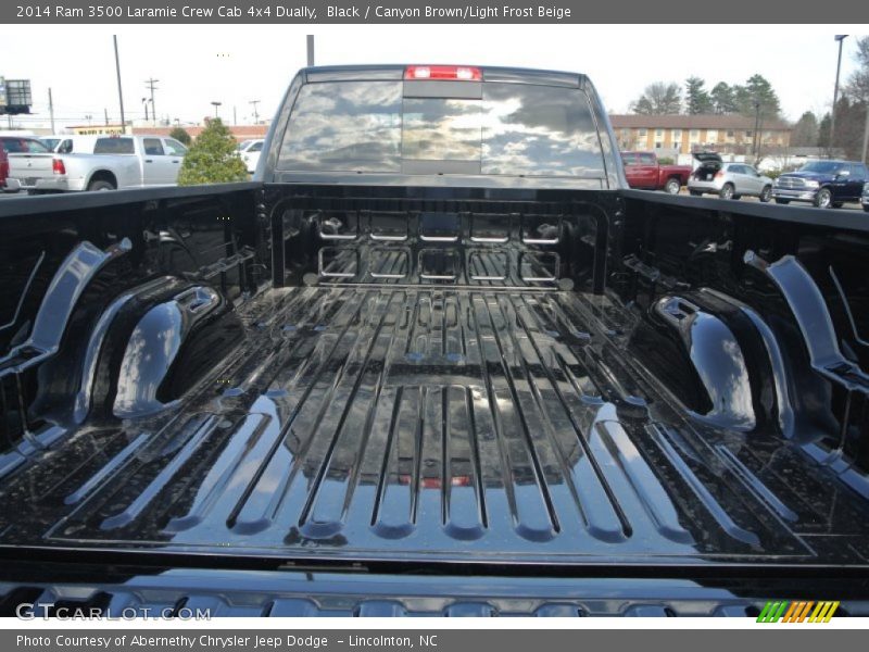 Black / Canyon Brown/Light Frost Beige 2014 Ram 3500 Laramie Crew Cab 4x4 Dually