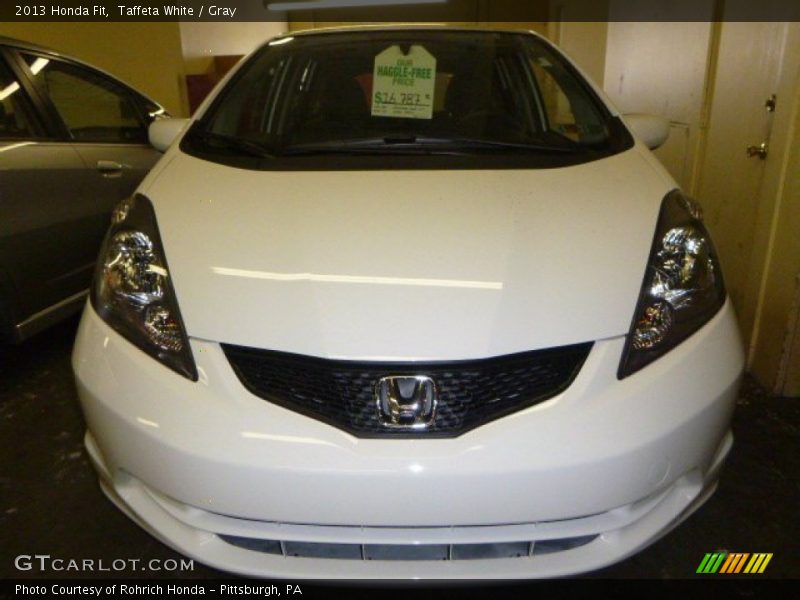 Taffeta White / Gray 2013 Honda Fit