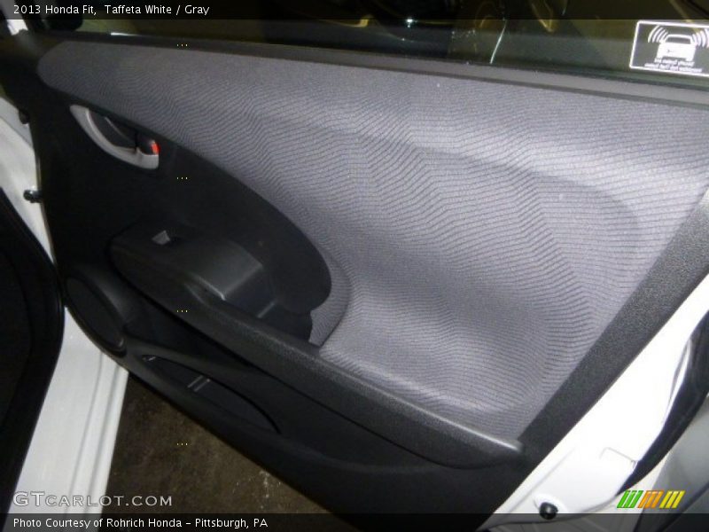 Taffeta White / Gray 2013 Honda Fit