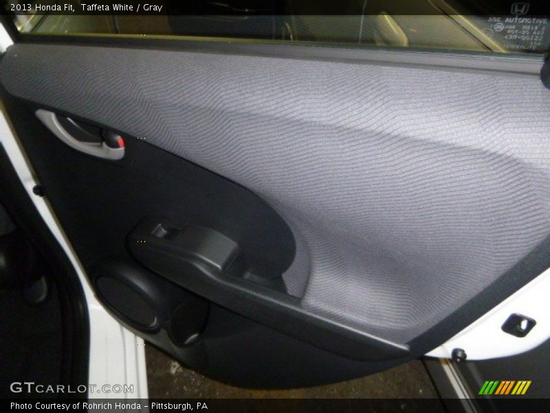 Taffeta White / Gray 2013 Honda Fit