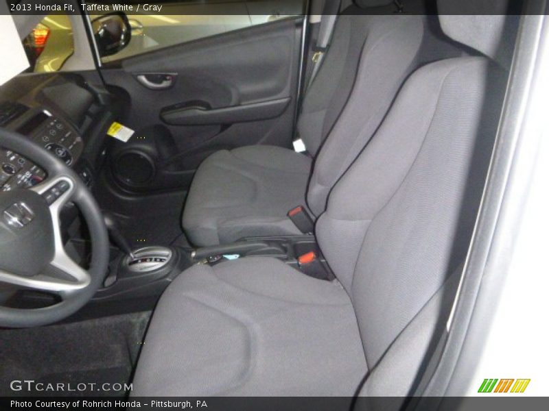 Taffeta White / Gray 2013 Honda Fit