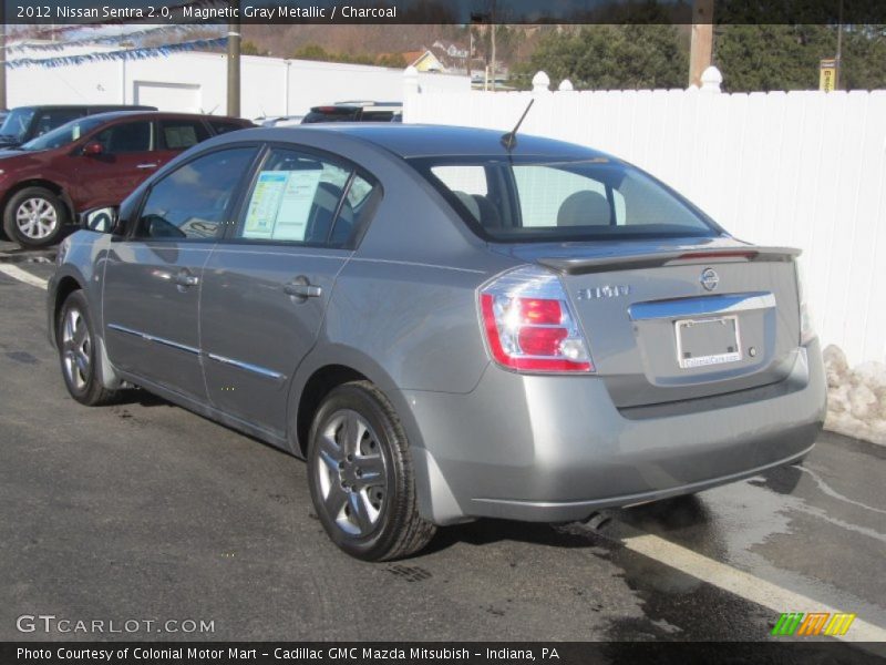 Magnetic Gray Metallic / Charcoal 2012 Nissan Sentra 2.0