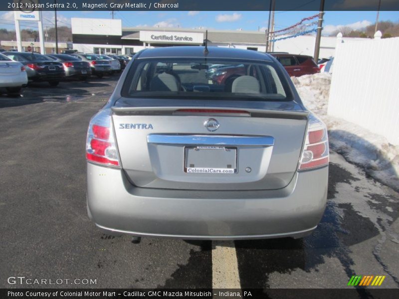 Magnetic Gray Metallic / Charcoal 2012 Nissan Sentra 2.0