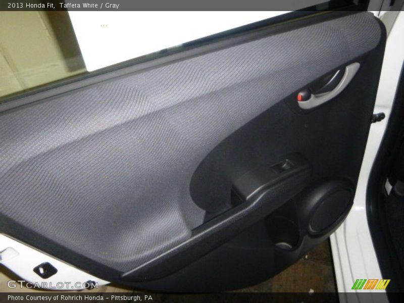 Taffeta White / Gray 2013 Honda Fit