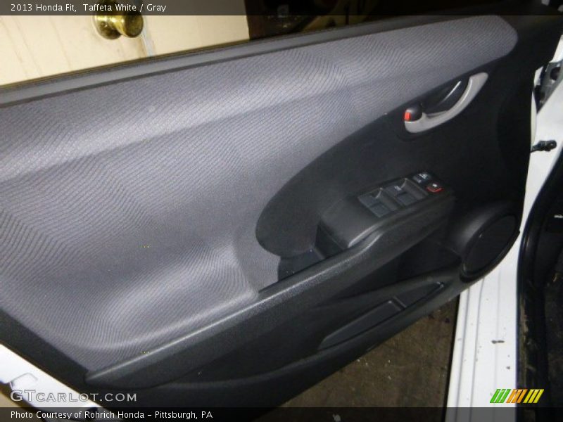 Taffeta White / Gray 2013 Honda Fit