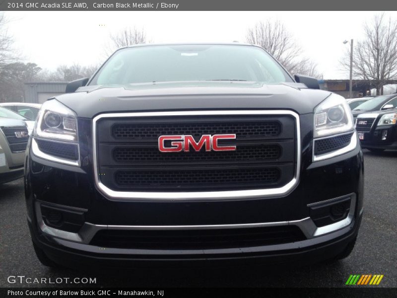 Carbon Black Metallic / Ebony 2014 GMC Acadia SLE AWD
