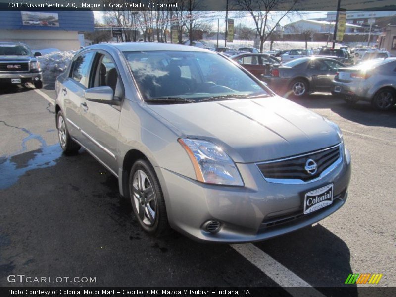 Magnetic Gray Metallic / Charcoal 2012 Nissan Sentra 2.0