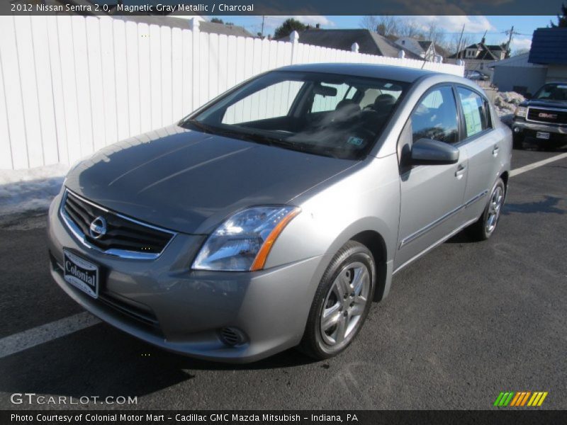 Magnetic Gray Metallic / Charcoal 2012 Nissan Sentra 2.0