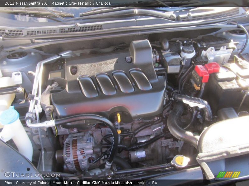 Magnetic Gray Metallic / Charcoal 2012 Nissan Sentra 2.0