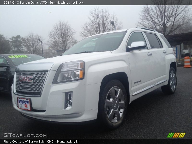 Summit White / Jet Black 2014 GMC Terrain Denali AWD