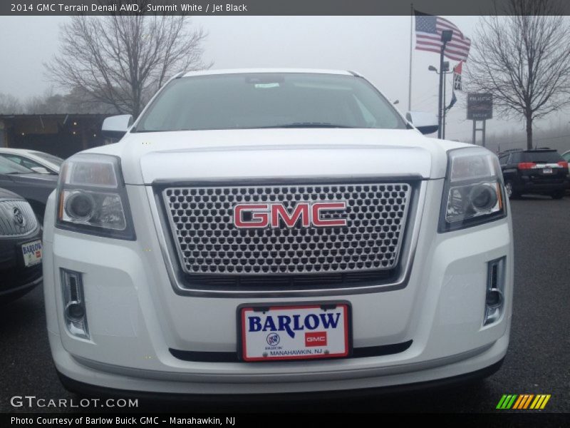 Summit White / Jet Black 2014 GMC Terrain Denali AWD