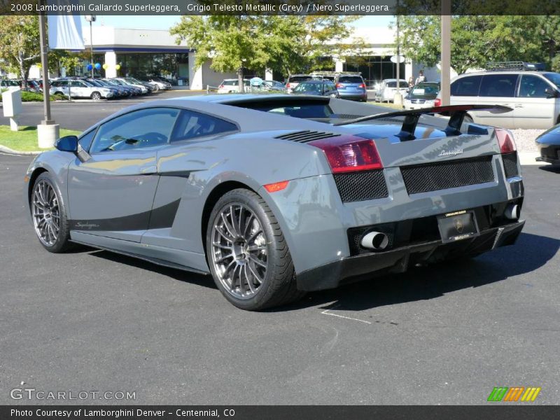 Grigio Telesto Metallic (Grey) / Nero Superleggera 2008 Lamborghini Gallardo Superleggera