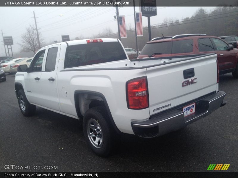 Summit White / Jet Black/Dark Ash 2014 GMC Sierra 1500 Double Cab