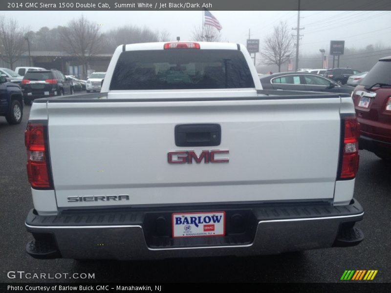 Summit White / Jet Black/Dark Ash 2014 GMC Sierra 1500 Double Cab