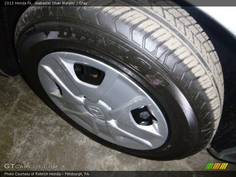 Alabaster Silver Metallic / Gray 2013 Honda Fit