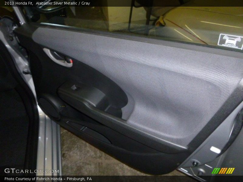 Alabaster Silver Metallic / Gray 2013 Honda Fit