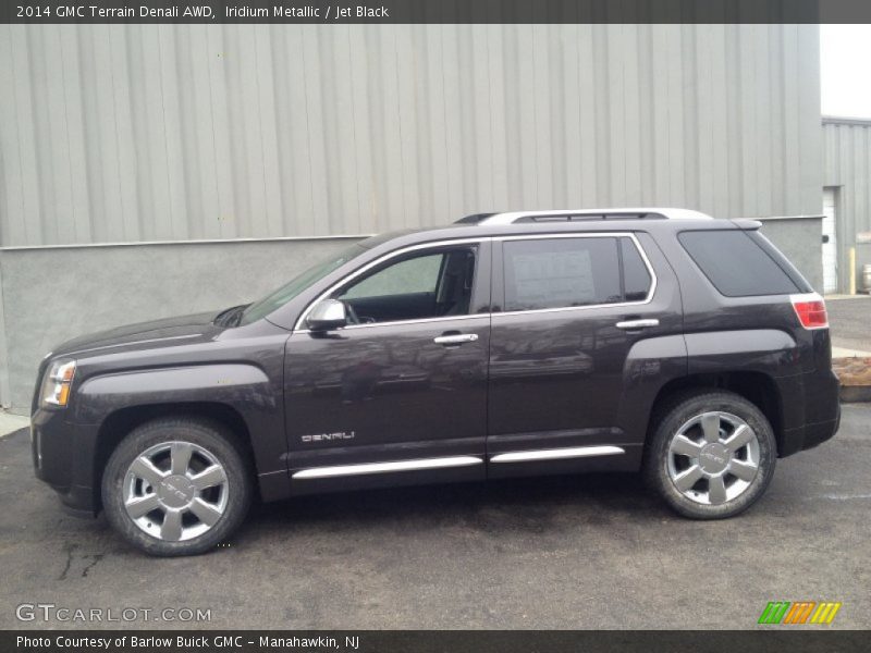 Iridium Metallic / Jet Black 2014 GMC Terrain Denali AWD
