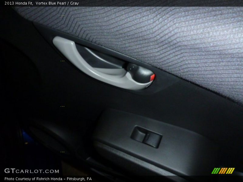 Vortex Blue Pearl / Gray 2013 Honda Fit