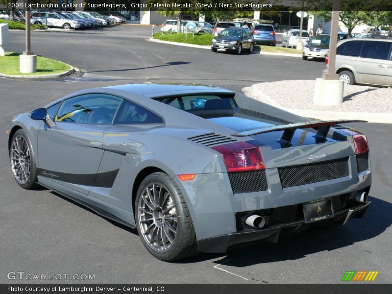 Grigio Telesto Metallic (Grey) / Nero Superleggera 2008 Lamborghini Gallardo Superleggera