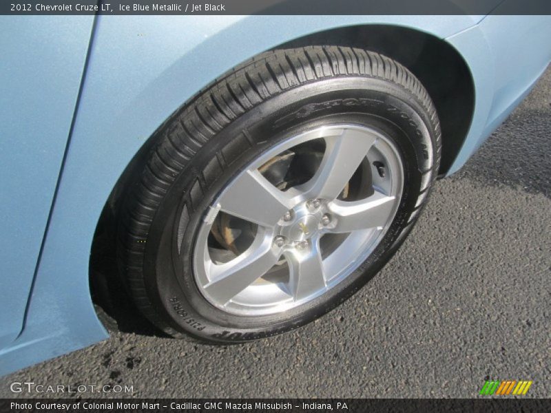 Ice Blue Metallic / Jet Black 2012 Chevrolet Cruze LT