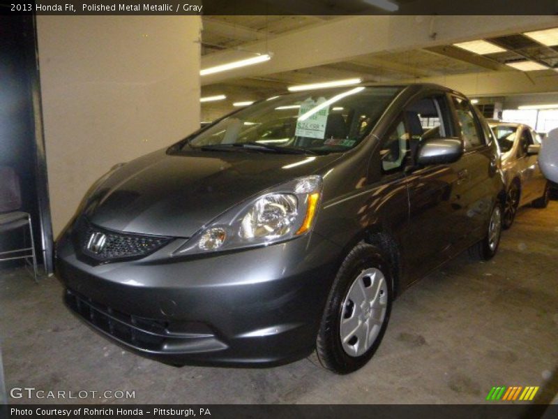 Polished Metal Metallic / Gray 2013 Honda Fit