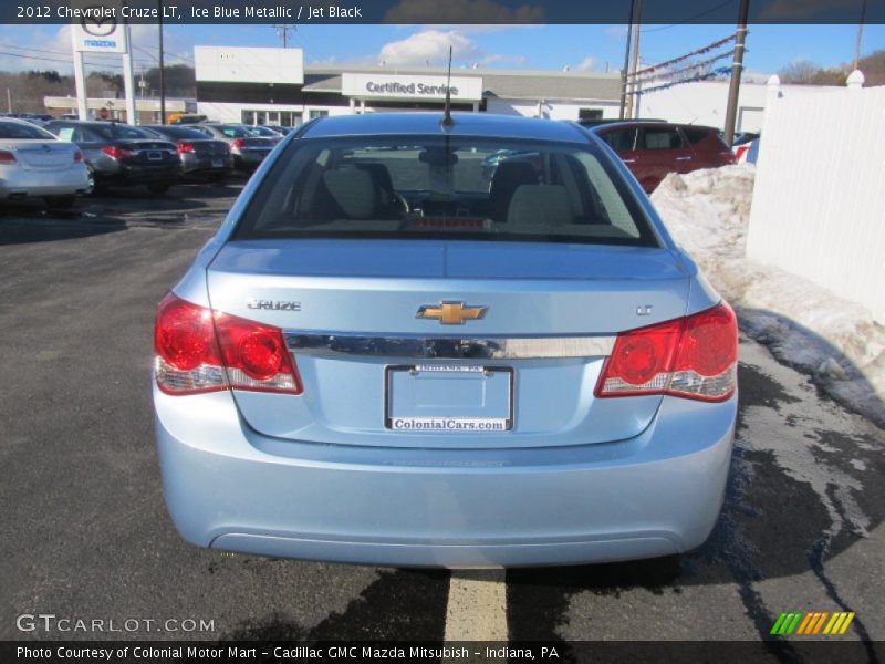 Ice Blue Metallic / Jet Black 2012 Chevrolet Cruze LT