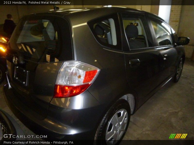 Polished Metal Metallic / Gray 2013 Honda Fit