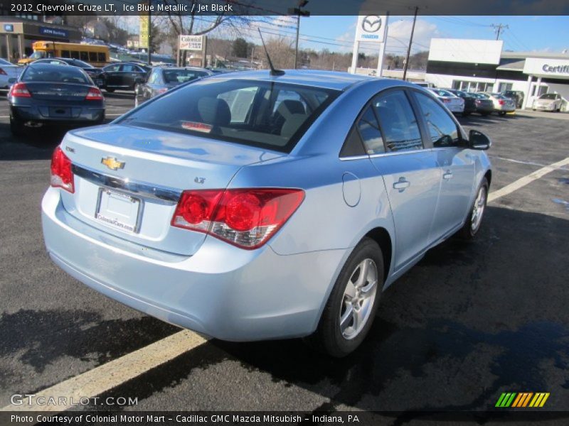 Ice Blue Metallic / Jet Black 2012 Chevrolet Cruze LT