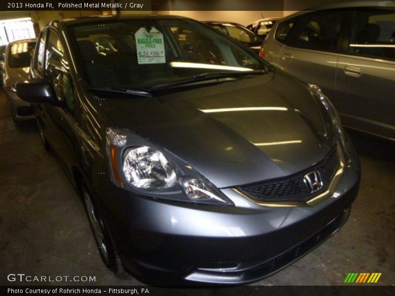 Polished Metal Metallic / Gray 2013 Honda Fit