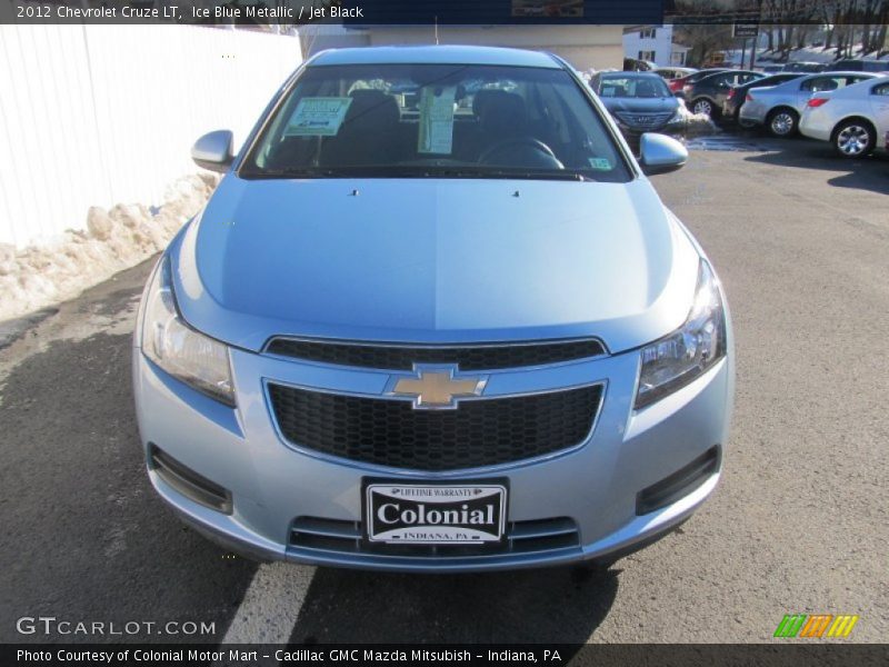 Ice Blue Metallic / Jet Black 2012 Chevrolet Cruze LT