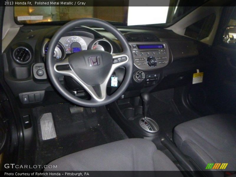 Polished Metal Metallic / Gray 2013 Honda Fit