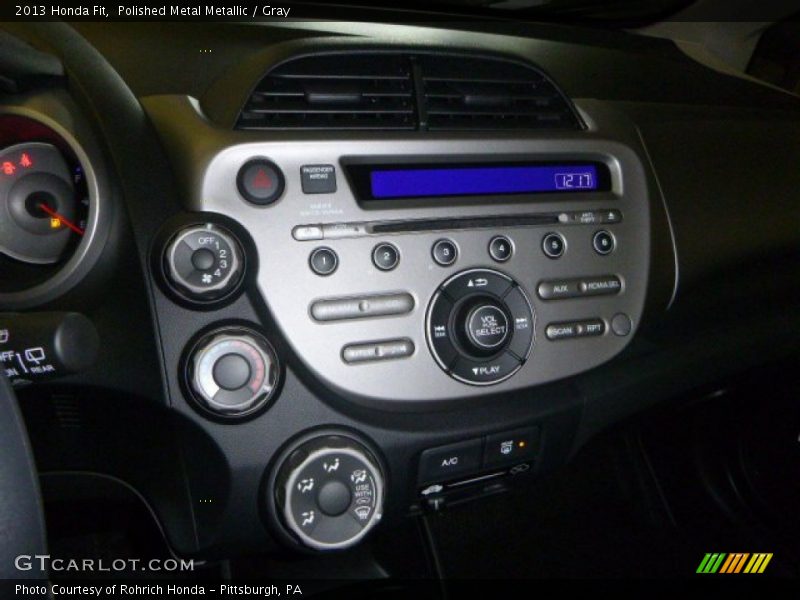 Polished Metal Metallic / Gray 2013 Honda Fit
