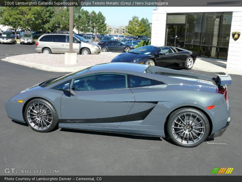 Grigio Telesto Metallic (Grey) / Nero Superleggera 2008 Lamborghini Gallardo Superleggera