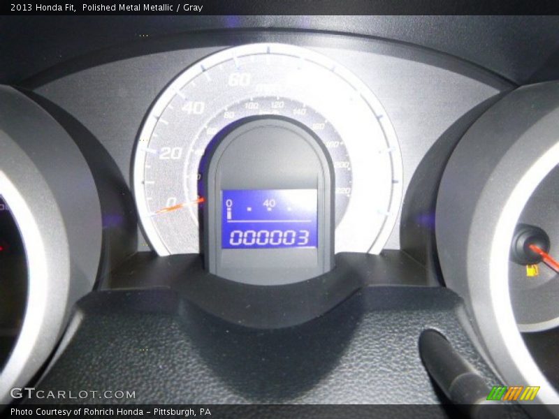 Polished Metal Metallic / Gray 2013 Honda Fit
