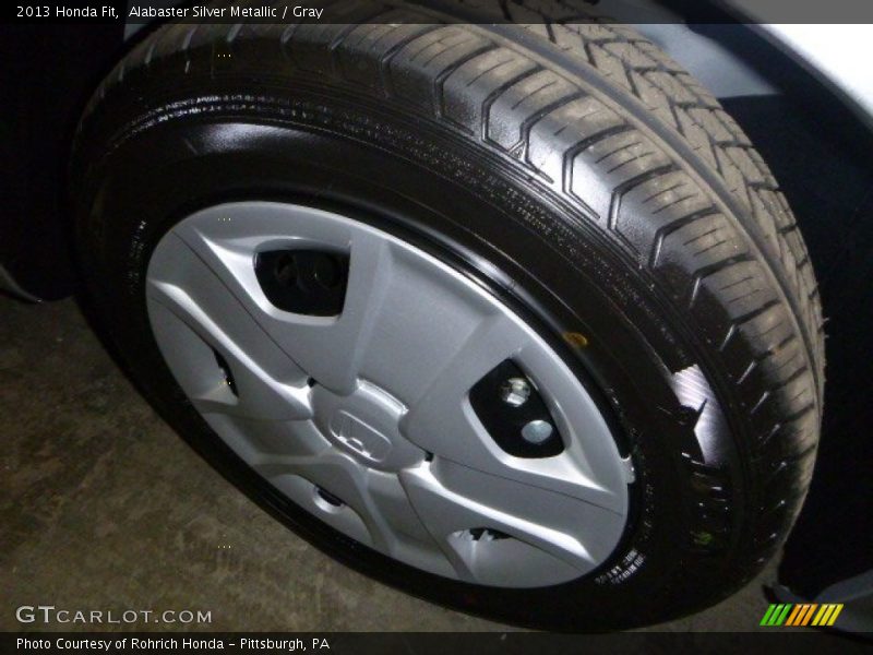 Alabaster Silver Metallic / Gray 2013 Honda Fit
