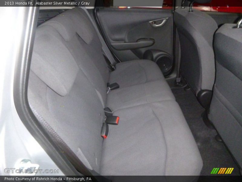 Alabaster Silver Metallic / Gray 2013 Honda Fit