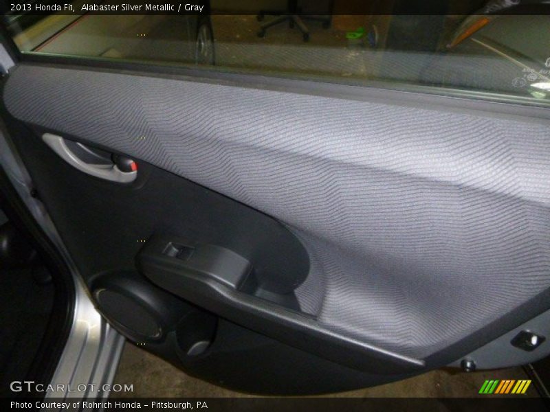 Alabaster Silver Metallic / Gray 2013 Honda Fit